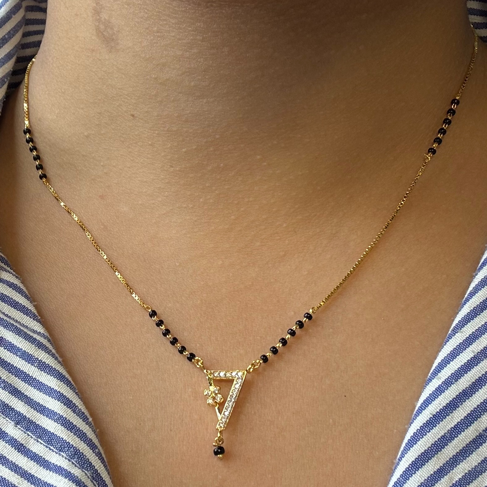 IMG_8663 9KT MANGALSUTRA - Image 1
