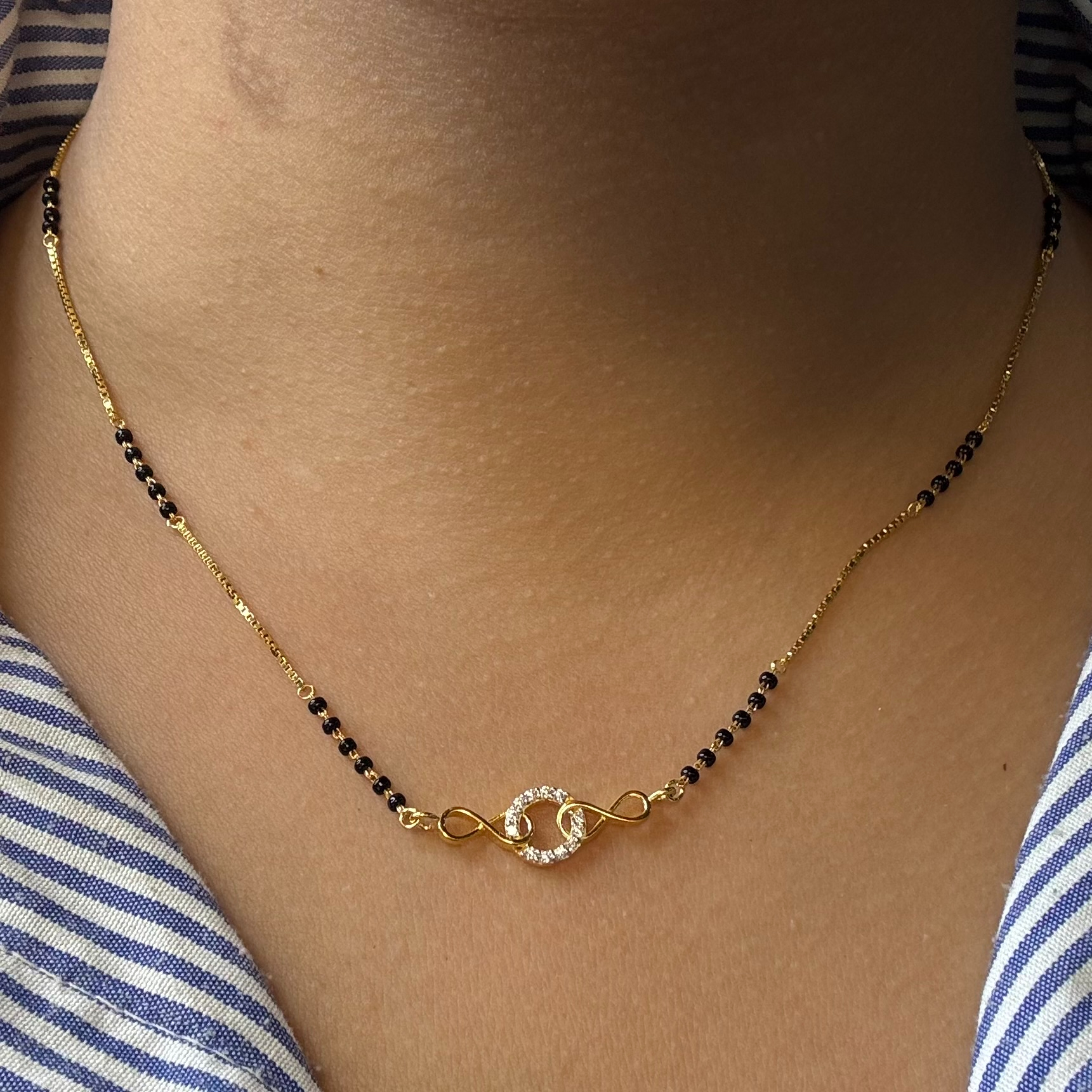 IMG_8673 9KT MANGALSUTRA - Image 1