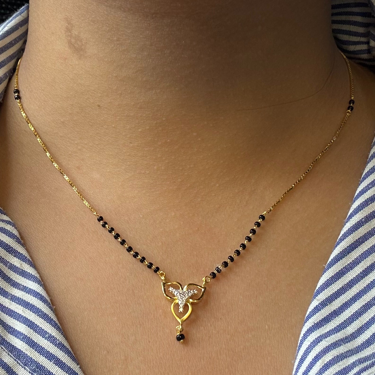 IMG_8679 9KT MANGALSUTRA - Image 1
