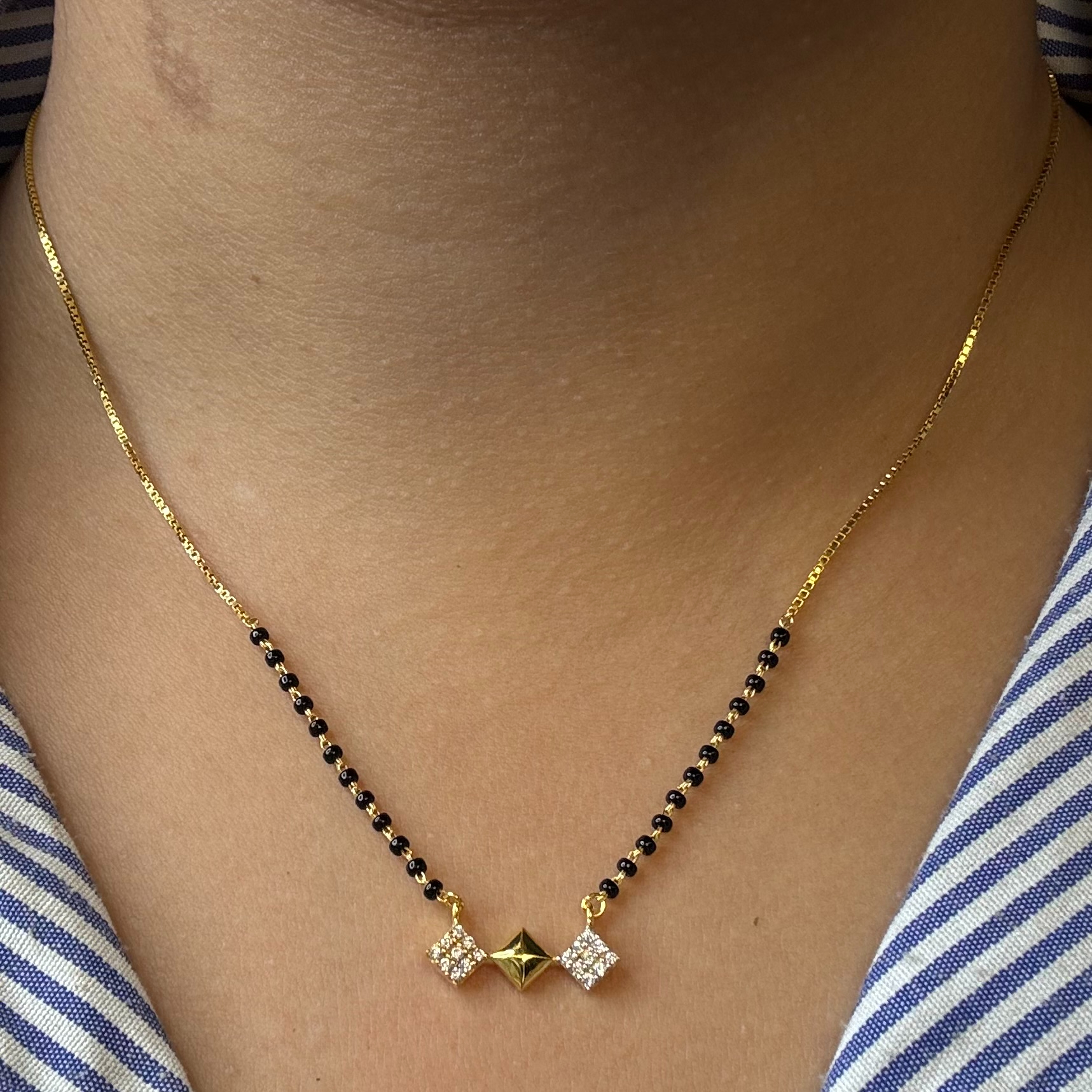 IMG_8698 9KT MANGALSUTRA - Image 1