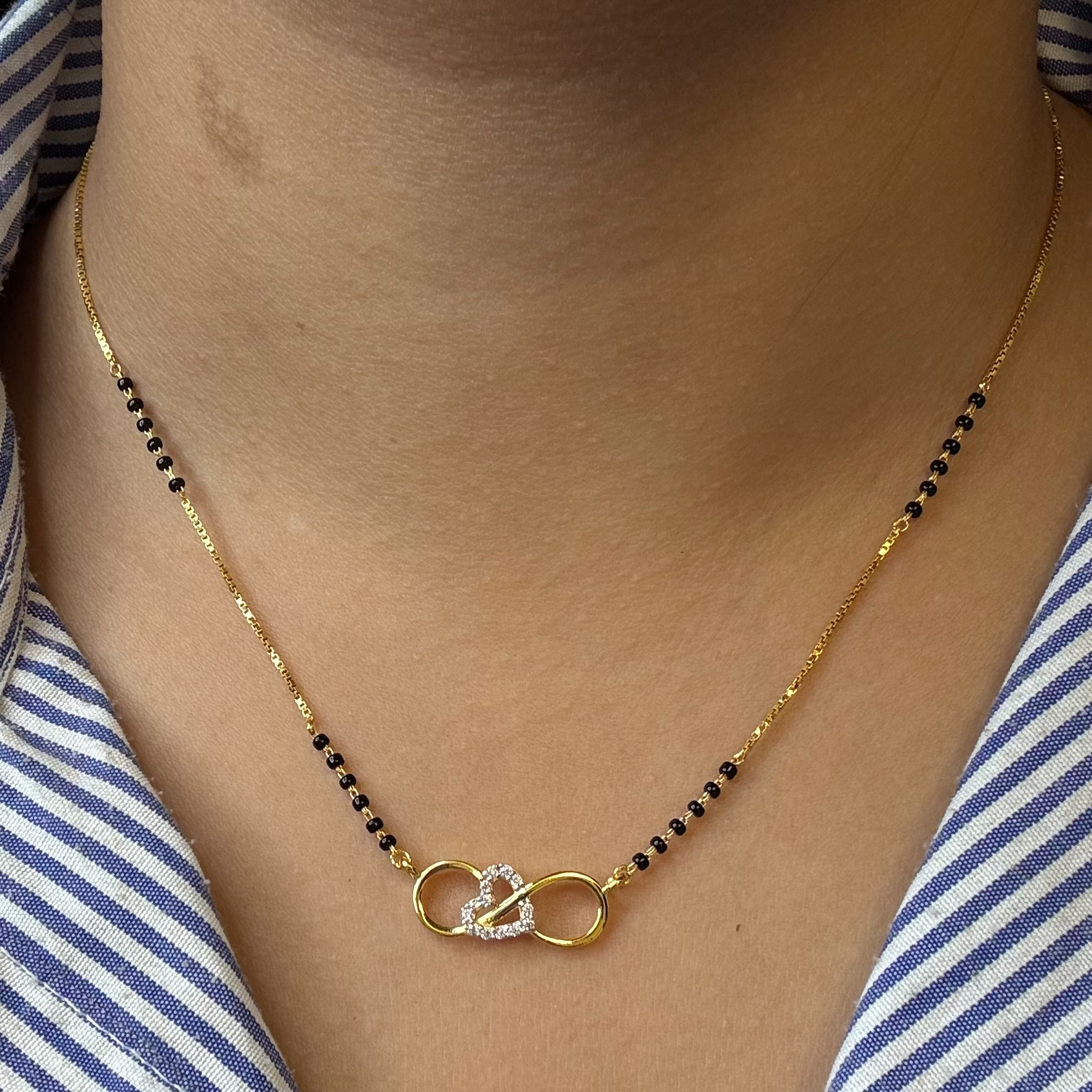 IMG_8711 9KT MANGALSUTRA - Image 1