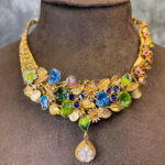 SILVER NECKLACE- GOLD PLATED - Image 2