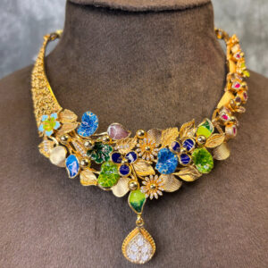 SILVER NECKLACE- GOLD PLATED
