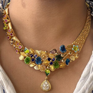 SILVER NECKLACE- GOLD PLATED