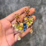 SILVER EARRING- GOLD PLATED - Image 3