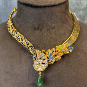 SILVER NECKLACE- GOLD PLATED