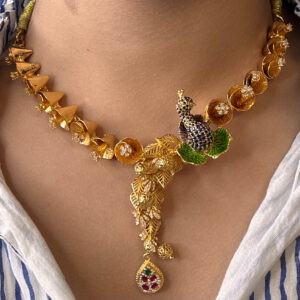 SILVER NECKLACE- GOLD PLATED