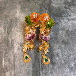 SILVER EARRING- GOLD PLATED - Image 2