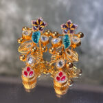 SILVER EARRING- GOLD PLATED