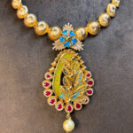 SILVER NECKLACE- GOLD PLATED - Image 2