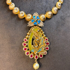 SILVER NECKLACE- GOLD PLATED