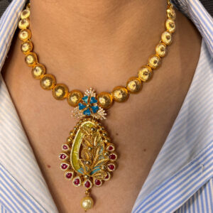 SILVER NECKLACE- GOLD PLATED