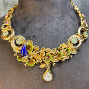 SILVER NECKLACE- GOLD PLATED