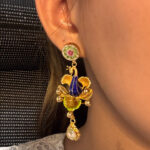 SILVER EARRING- GOLD PLATED - Image 3