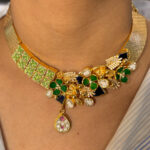 SILVER NECKLACE- GOLD PLATED