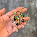 SILVER EARRING- GOLD PLATED - Image 2
