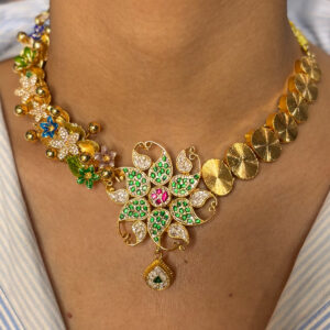 SILVER NECKLACE- GOLD PLATED