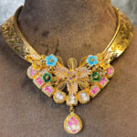 SILVER NECKLACE- GOLD PLATED - Image 2