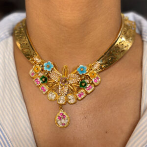 SILVER NECKLACE- GOLD PLATED