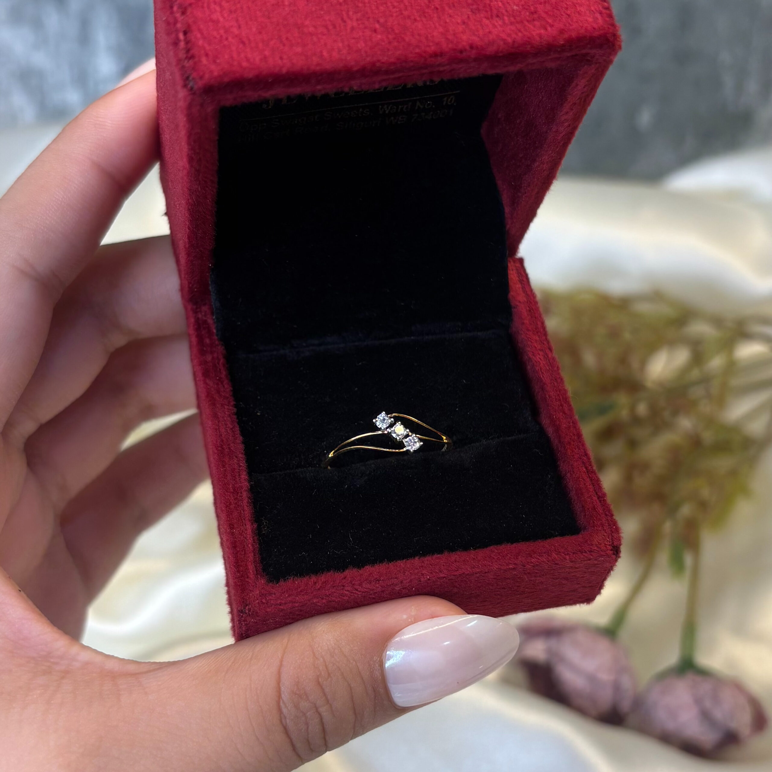DIAMOND RING ( 9KT GOLD)