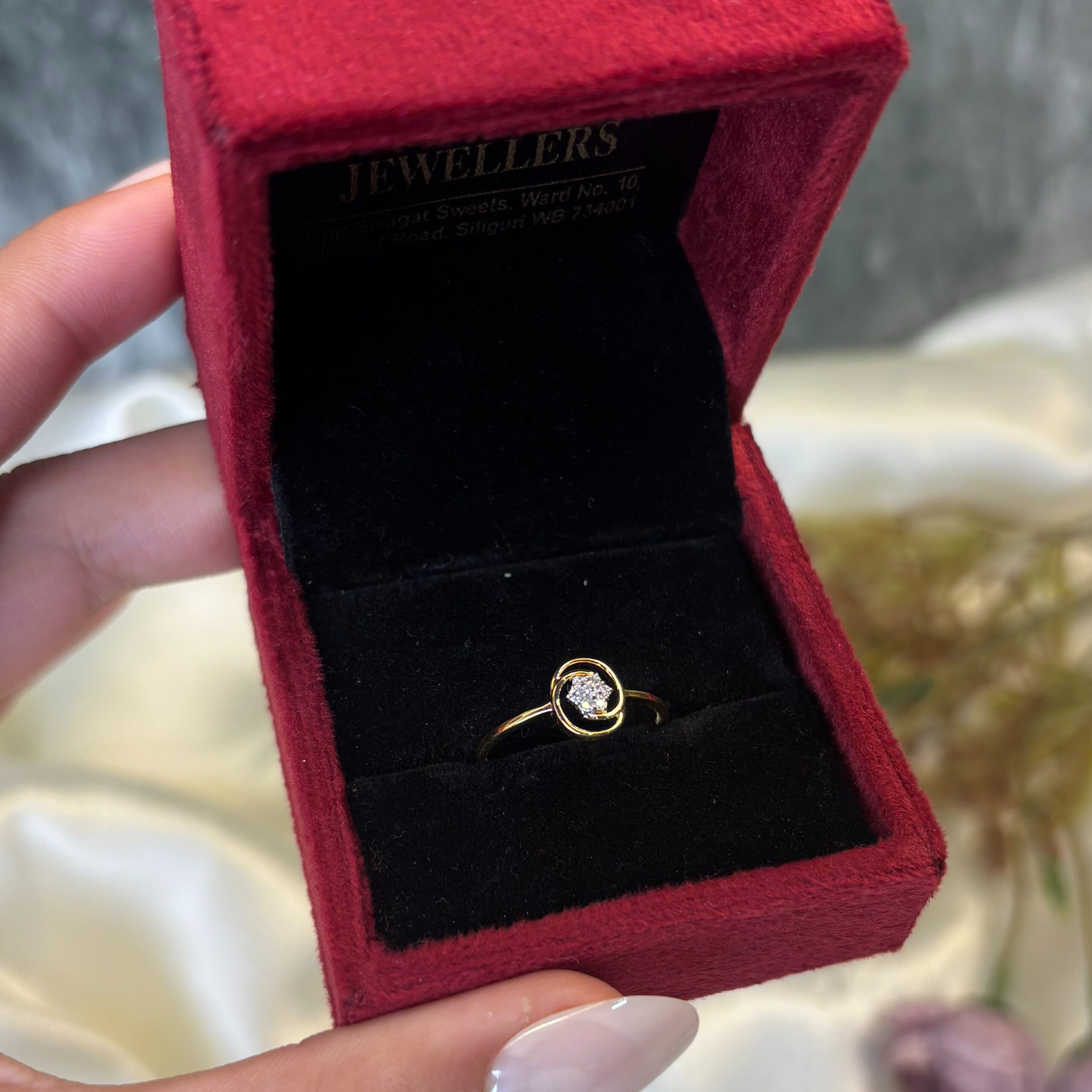 DIAMOND RING ( 9KT GOLD)