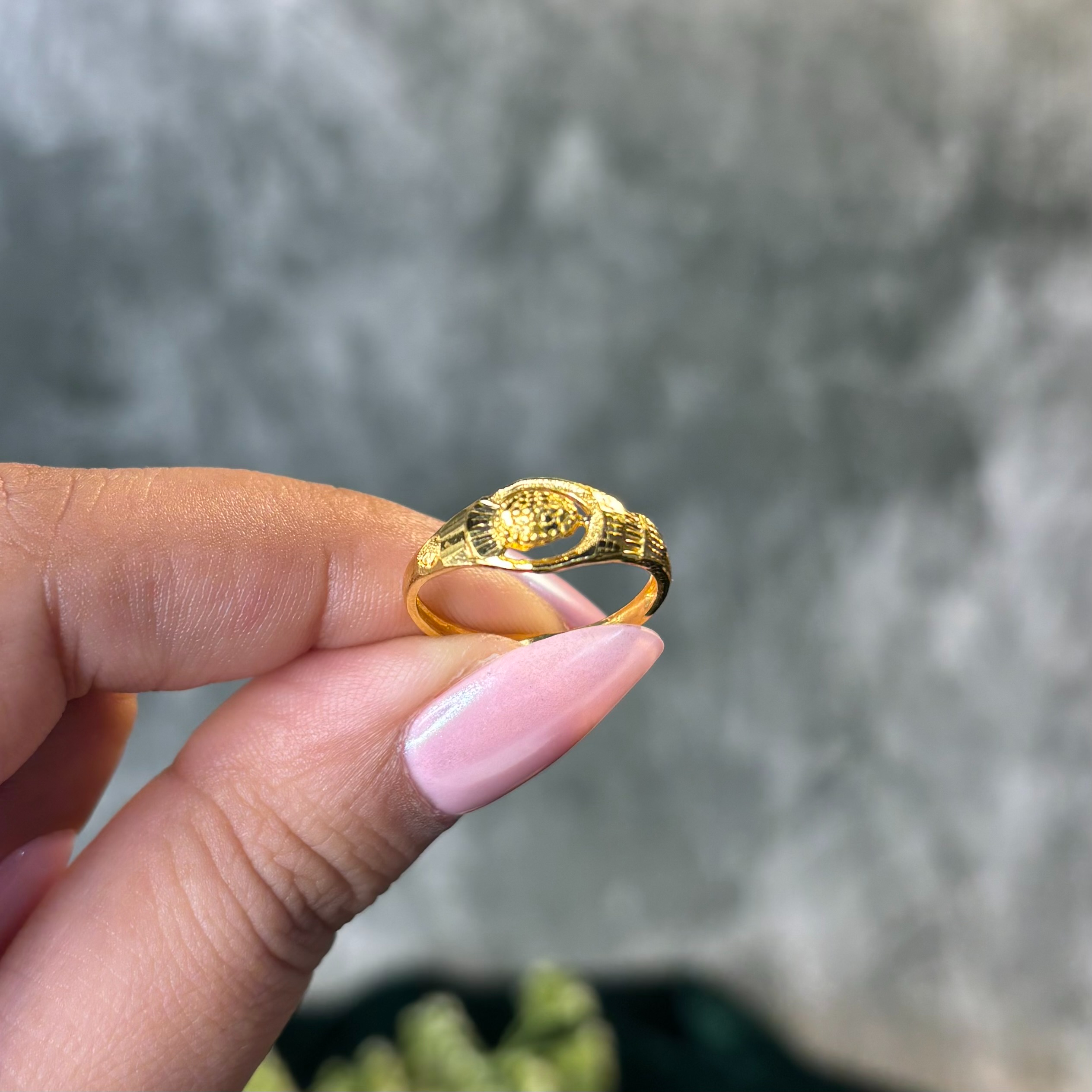 RING ( 24KT GOLD)