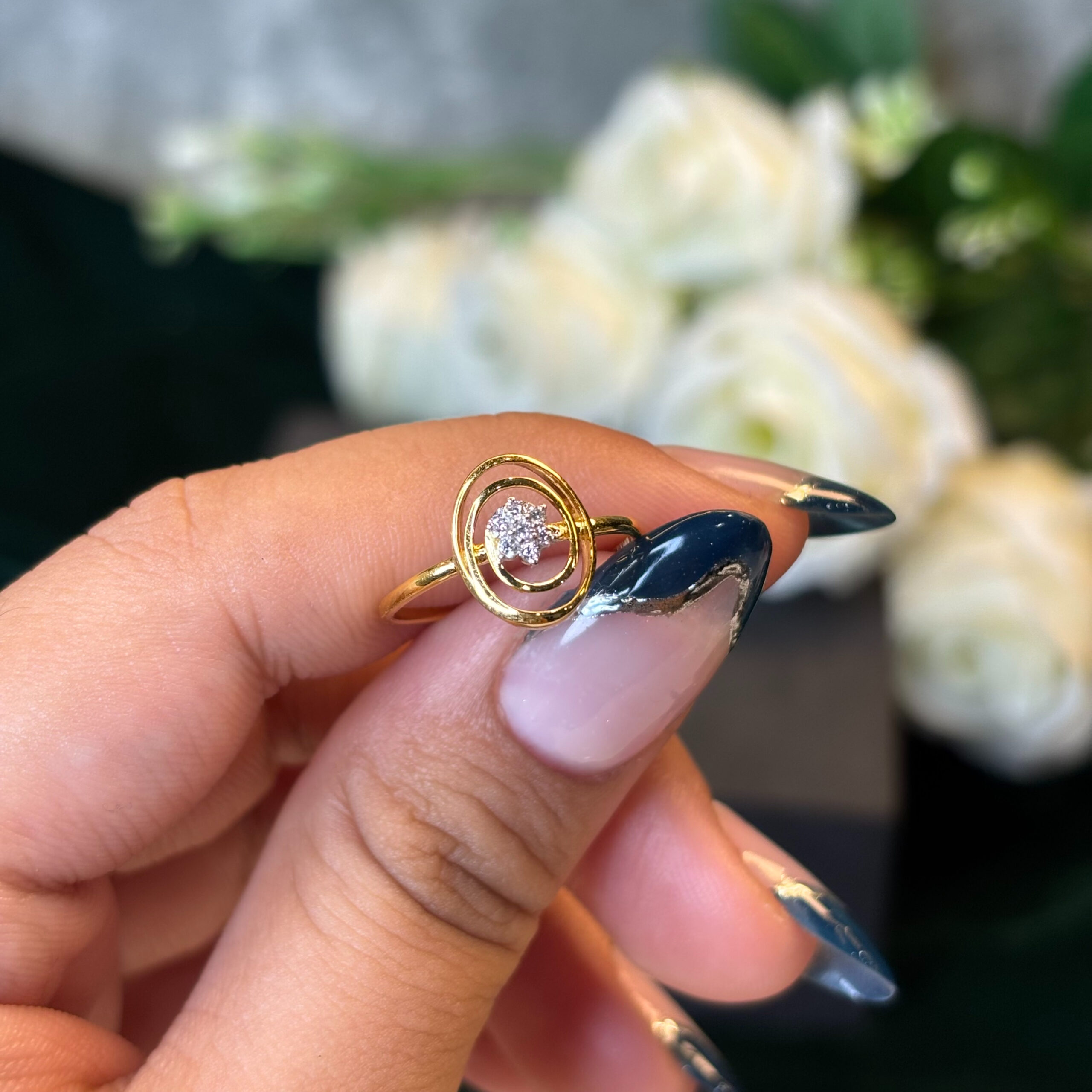 DIAMOND RING  ( 9KT GOLD)