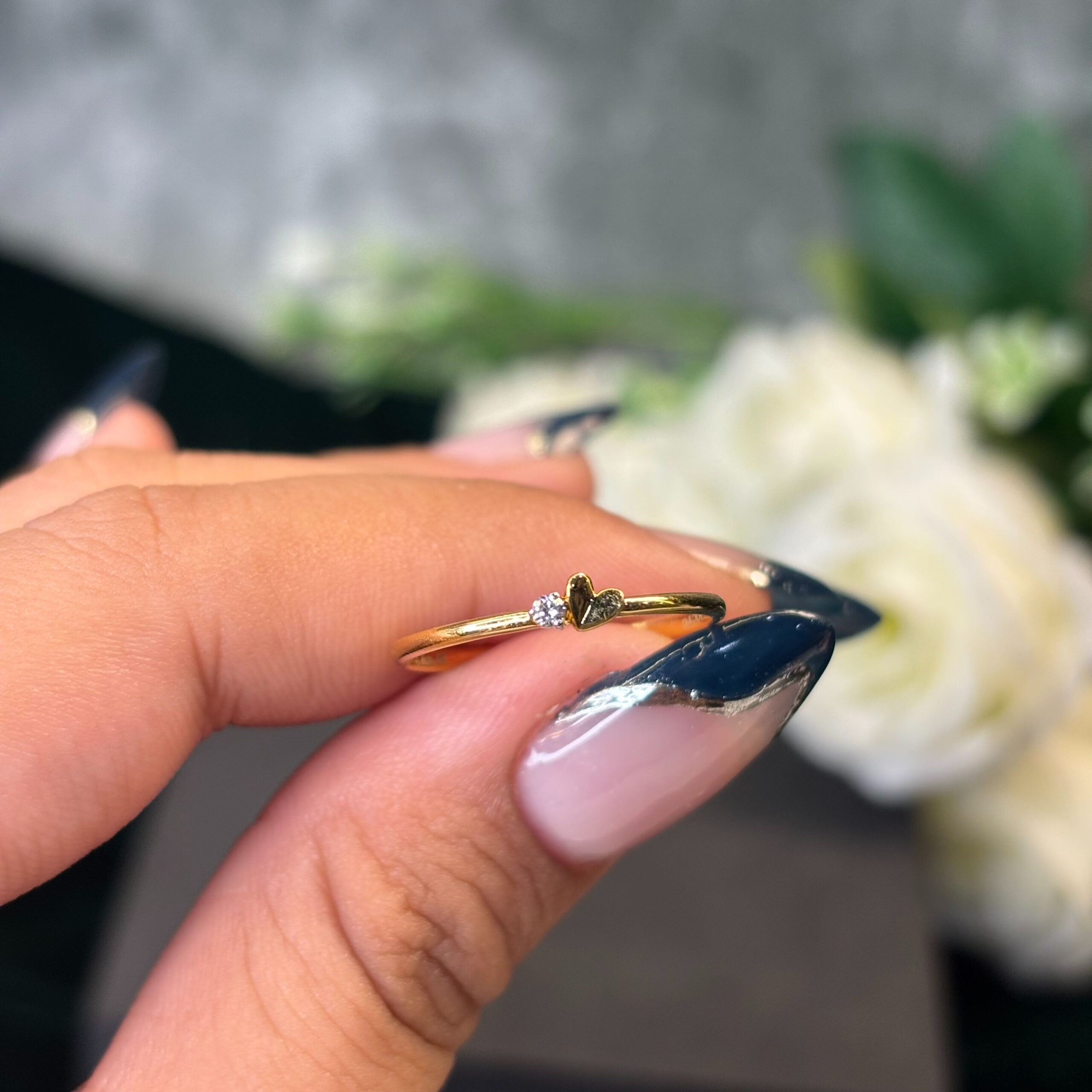 DIAMOND RING  ( 9KT GOLD)