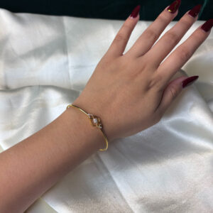 DIAMOND BNGLE ( 18KT GOLD)