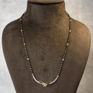 DIAMOND MANGALSUTRA ( 18KT GOLD)