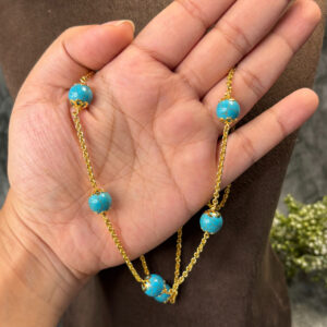 ELECTRO FORMING TURQUOISE CHAIN - Image 4