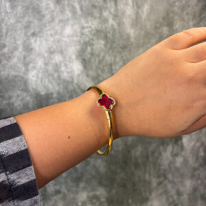 ELECTRO FORMING GOLD BANGLE - Image 3
