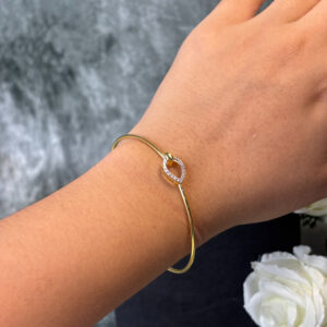 DIAMOND BANGLE ( 9KT GOLD) - Image 3