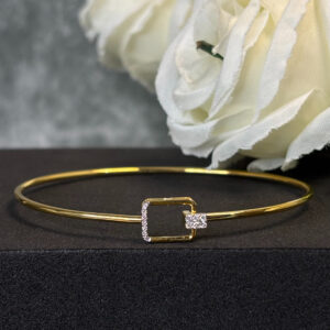 DIAMOND BANGLE ( 9KT GOLD)