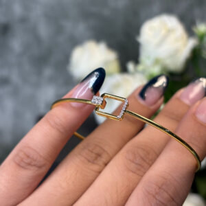 DIAMOND BANGLE ( 9KT GOLD) - Image 2