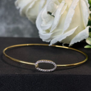 DIAMOND BANGLE ( 9KT GOLD)