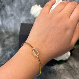 DIAMOND BANGLE ( 9KT GOLD) - Image 3