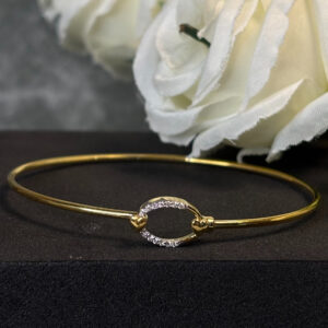 DIAMOND BANGLE ( 9KT GOLD)