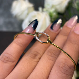 DIAMOND BANGLE ( 9KT GOLD) - Image 2