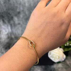 DIAMOND BANGLE ( 9KT GOLD) - Image 3