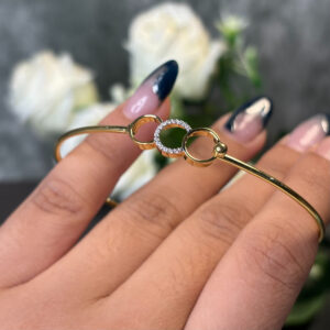DIAMOND BANGLE ( 9KT GOLD) - Image 2