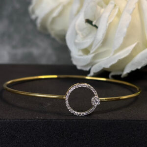 DIAMOND BANGLE ( 9KT GOLD)