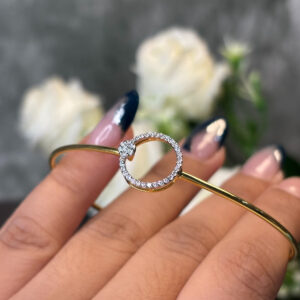 DIAMOND BANGLE ( 9KT GOLD) - Image 2