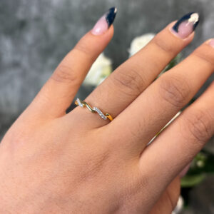 DIAMOND RING  ( 9KT GOLD)
