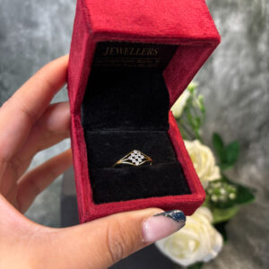 DIAMOND RING  ( 9KT GOLD) - Image 3