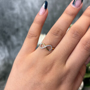 DIAMOND RING  ( 9KT GOLD) - Image 2