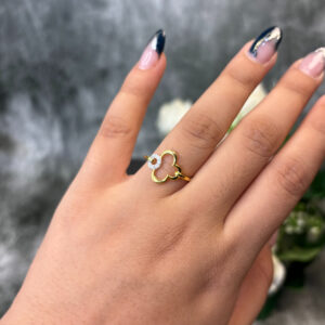 DIAMOND RING ( 9KT GOLD) - Image 2