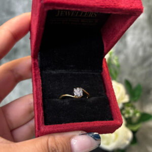 DIAMOND RING ( 9KT GOLD) - Image 3