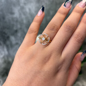 DIAMOND RING  ( 9KT GOLD) - Image 2