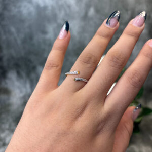 DIAMOND RING  ( 9KT GOLD) - Image 2